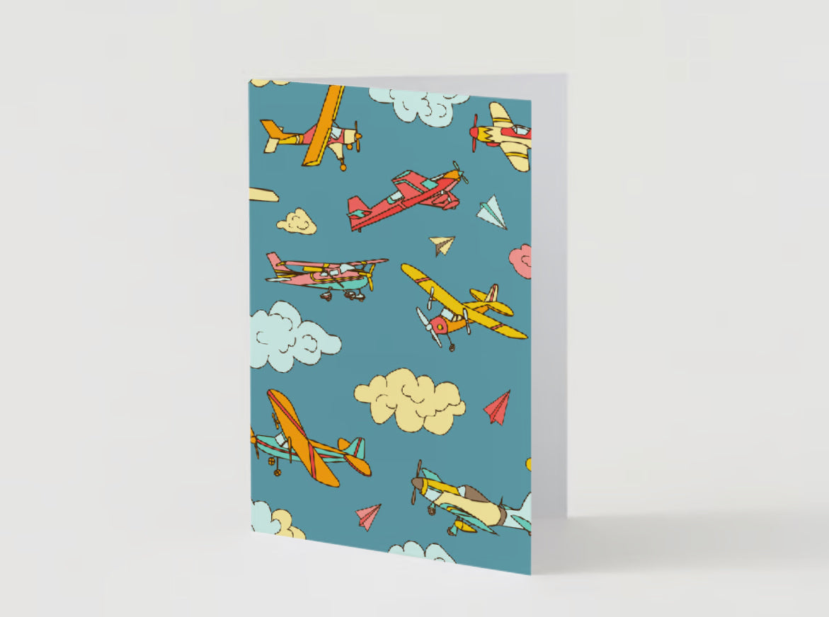 Colourful sky - Blank card