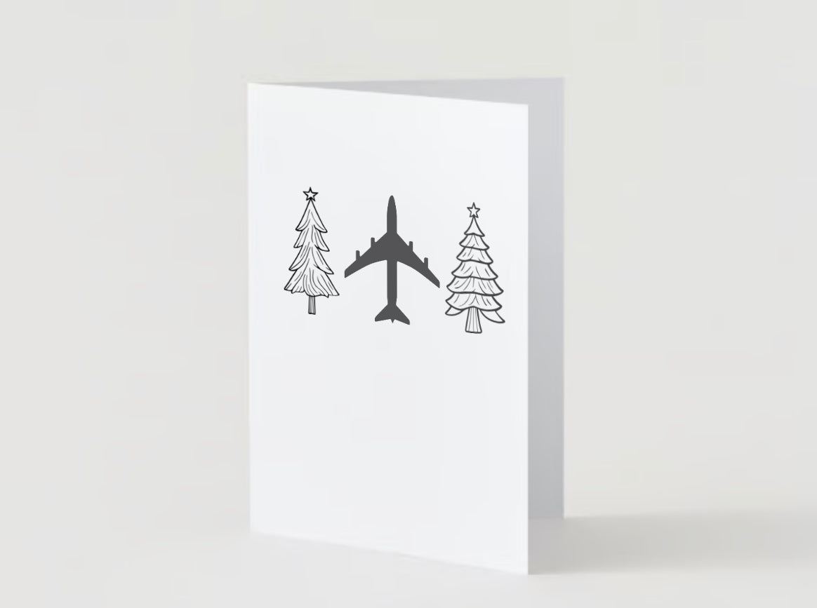 Happy Holidays tree - Blank inside