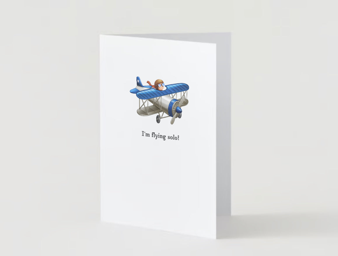 Flying solo - Blank inside